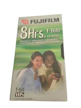 Fuji HQ T-160- 8Hours Recordable VHS Cassette Tape -